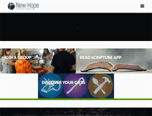 Tablet Screenshot of newhopecc.net